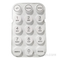 Botones de silicona conductores personalizados del teclado de control remoto multimedia